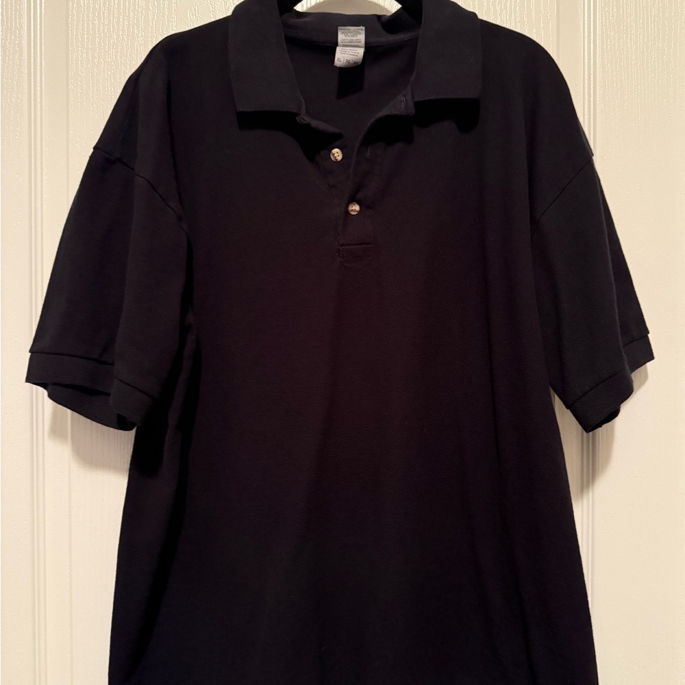 Gildan Men's Black Polo Shirt-Set of 2